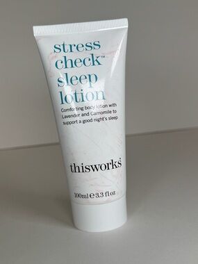 ThisWorks This Works Stress Check Sleep Body Lotion 3.3oz 100ml Sealed New